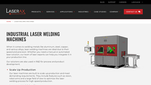 Laserax - Industrial Laser Welding Machines