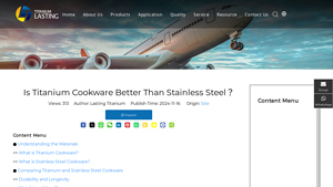 Lasting Titanium - Titanium Cookware