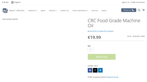 CRC - Food Grade Machine Oil