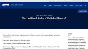 Linetec - Anodic Coatings