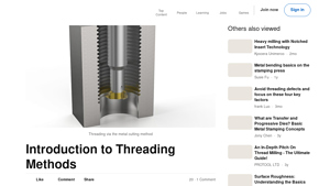 LinkedIn - Thread Production Methods