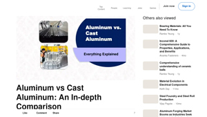 Aluminum - Key Properties and Applications