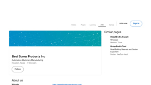 Best Screw Products Inc - Automation Machinery