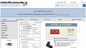 Little Machine Shop - Calculator Tools