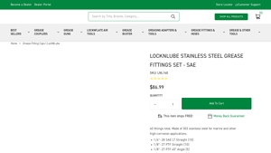 LockNLube - Stainless Steel Grease Fittings Set