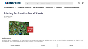 LongForte - Sublimation Metal Sheets