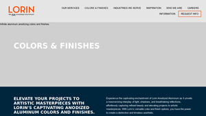 Lorin - Anodized Aluminum Finishes