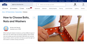 Lowe's - Fastener Hardware