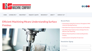 L&S Machine Company - CNC Machining & Waterjet Cutting