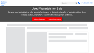 Machinery Network - Used Waterjets