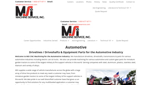 Machine Service - Drive Shafts