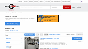 Wire EDM Machines - Key Specifications and Brands