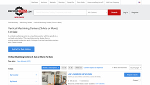 Vertical Machining Centers - 5-Axis Models