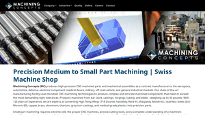 Machining Concepts - Precision CNC Machined Parts