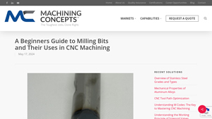 Machining Concept Serie - Milling Bits Overview