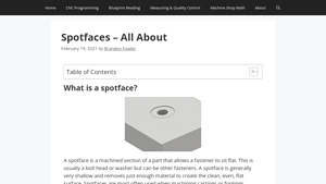 Machinist Guides - Spotface Solutions
