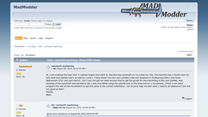 MadModder - Camshaft for 15cc 4-Cylinder Engine