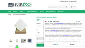 MakerStock - Opaque Acrylic