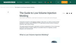 Makerverse - Low-Volume Injection Molding Solutions