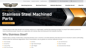 Marberry Machine - Stainless Steel Machined Parts