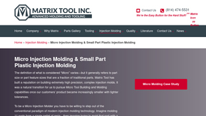 Matrix Tool - Micro Injection Molding Solutions