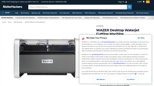 WAZER - Desktop Waterjet Cutting Machine