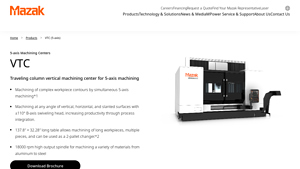 Mazak - VTC-800/30 5-Axis Machining Center