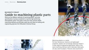 MCAM - Machining Plastic Parts Guide
