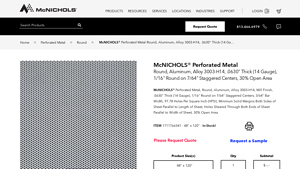 McNichols - Perforated Aluminum Metal