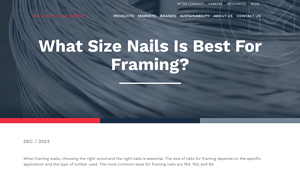 MCSW - Framing Nails