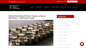 MDA Ltd - Metal Machined Parts
