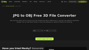 Meshy.ai - 3D Model Converter