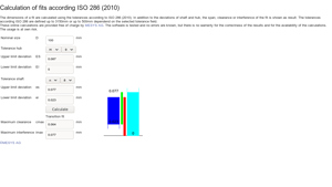 Mesys - ISO 286 Fit Calculator