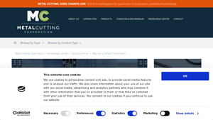 Metal Cutting - Surface Finish Chart