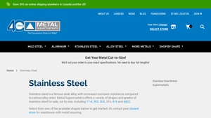 Metal Supermarkets - Stainless Steel Alloys