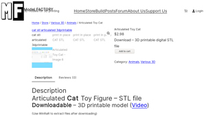 Mfactory33 - Articulated Toy Cat
