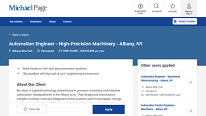Michael Page - Automation Engineer Role