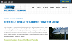 Midstate Mold - Acrylonitrile Butadiene Styrene (ABS)
