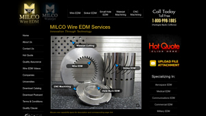 MILCO Wire EDM - Electrical Discharge Machining Services