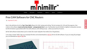 Minimillr - Browser-based CAD/CAM Tools