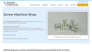 MM Automatic - Screw Machining Services