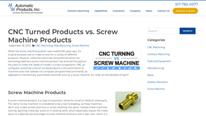 MMAutomatic - CNC Turned Products