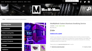 ModMyMods - Custom Aluminum Anodizing Service