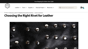 Montana Leather - Leather Rivets