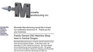 Morisette Manufacturing - CNC Milling & Turning