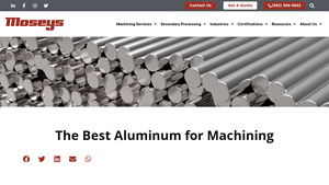 Moseys - Premium Aluminum Alloys for Machining
