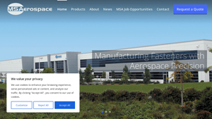 M.S. Aerospace - High Strength Aerospace Fasteners