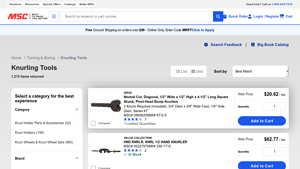 MSC Direct - Knurling Tools