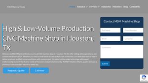 MSM Machine Works - CNC Machining Services