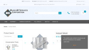 Museum Services Corporation - Instant Mold